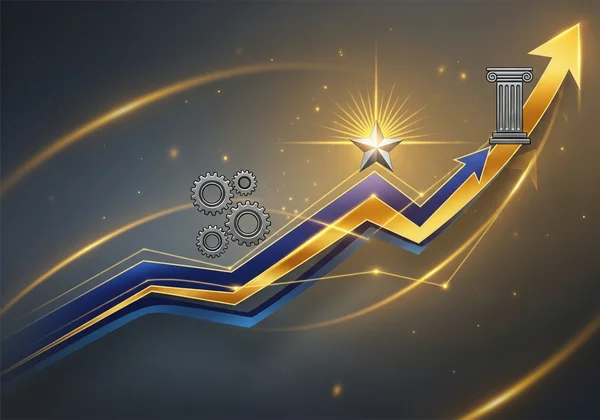 个性特质与职业晋升的抽象可视化