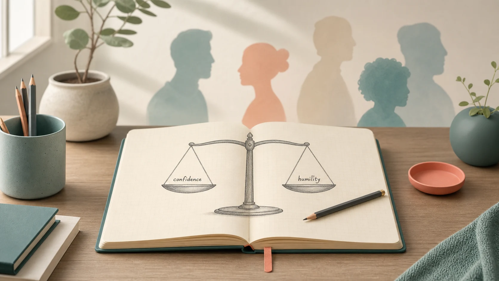 Balance of confidence and humility