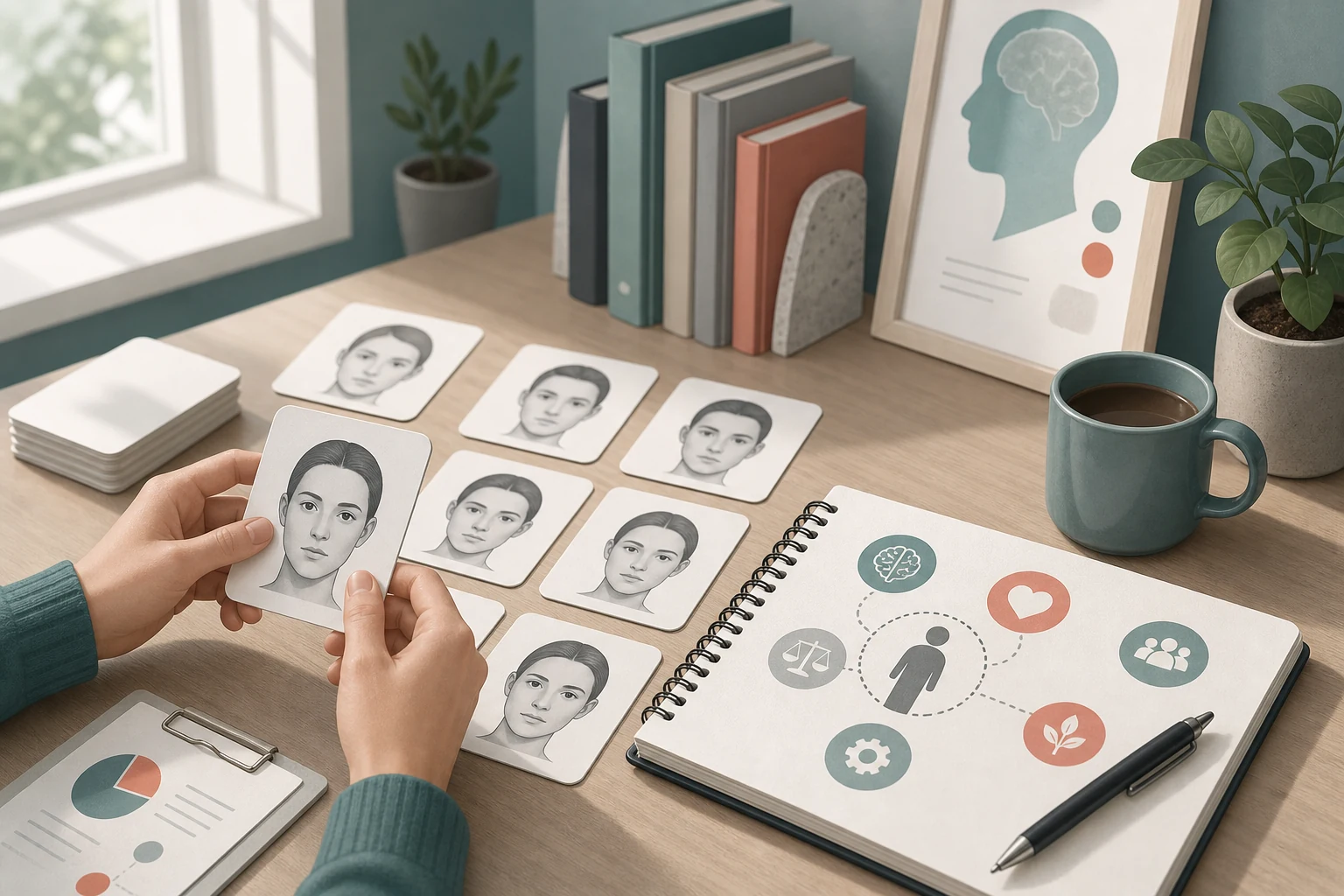 Calm face perception study